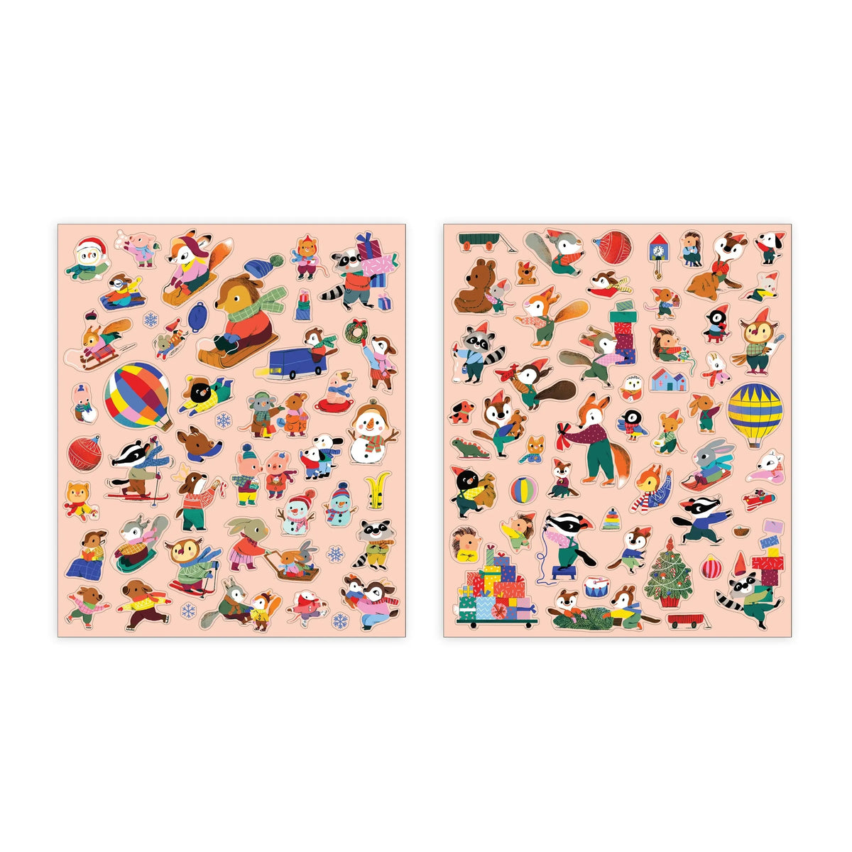 Christmas Village Sticker Play Reusable Activity Set by Mudpuppy