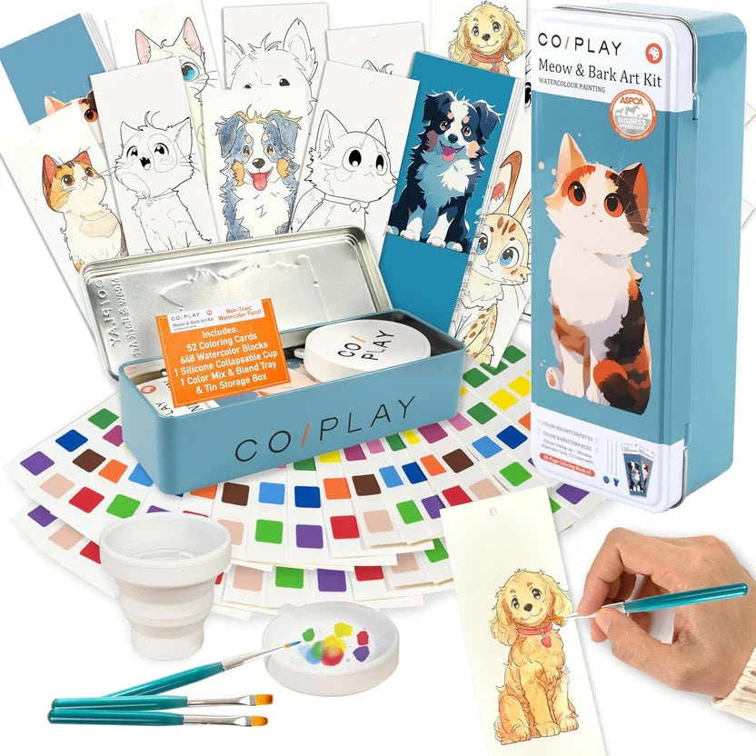 Coiplay Twin Bookmark Craft Kit : Meow & Bark