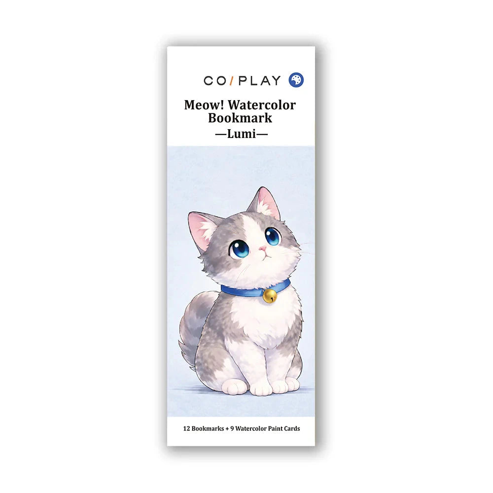 Coiplay Watercolor Bookmark: Meow! Lumi