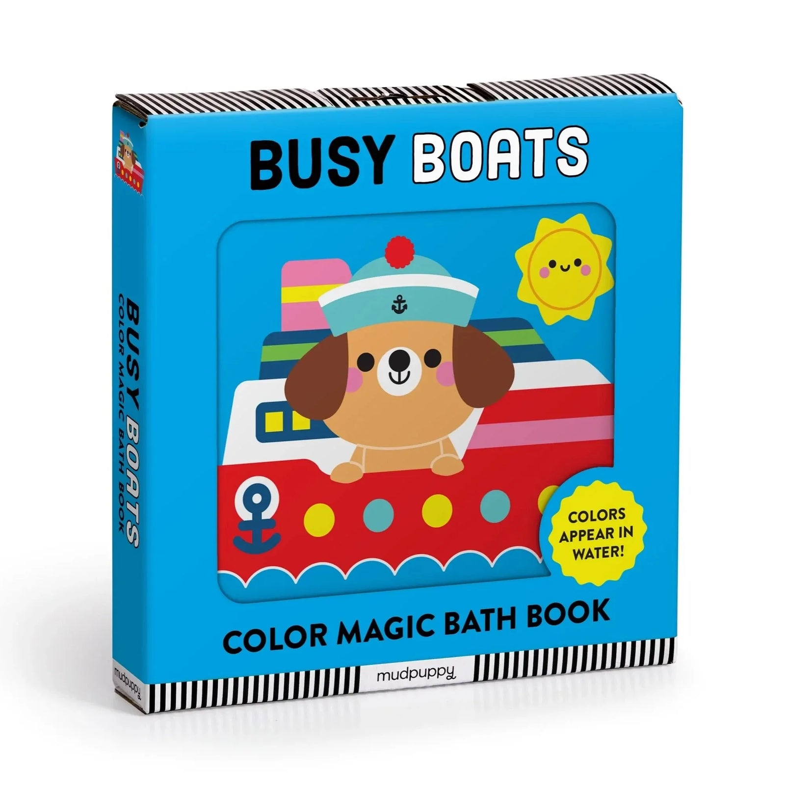 Color Magic Bath Book: Busy Boats by Mudpuppy