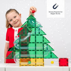 Connetix Special Edition Christmas Tree Ball Run 71 Pieces