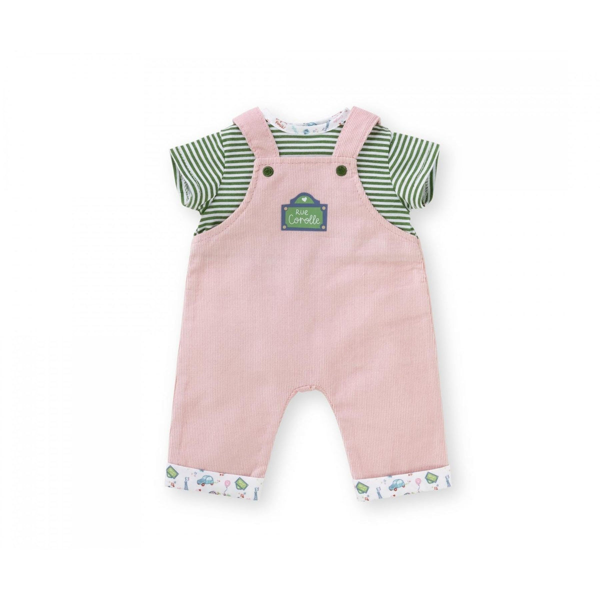 Corolle 12" Weekend in Paris T-shirt and Overalls