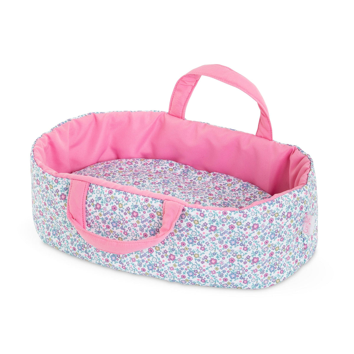 Corolle Carry Bed for 12" Baby-- Flowered