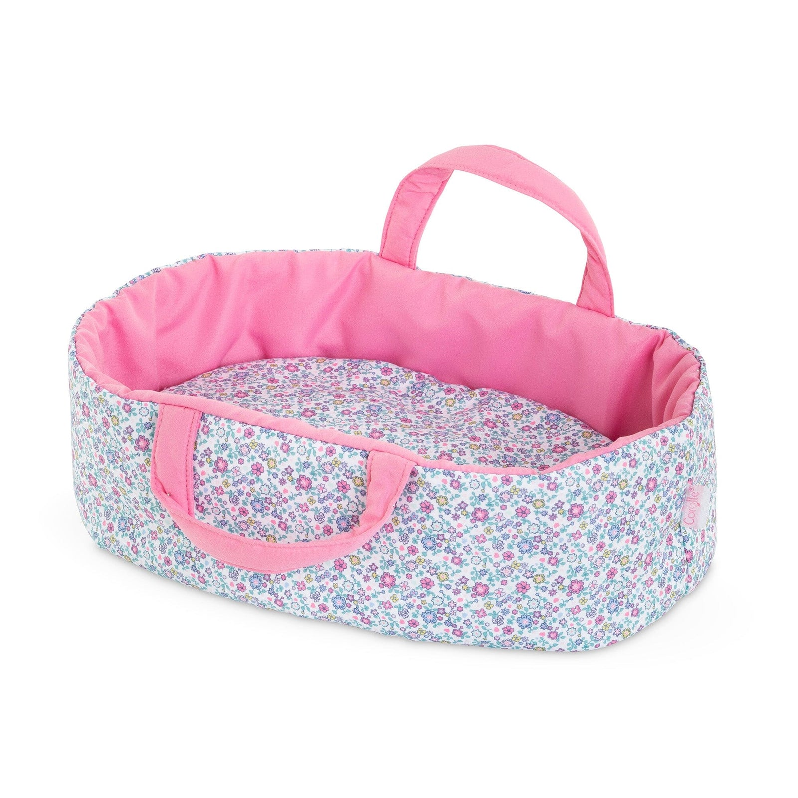 Corolle Carry Bed for 12" Baby-- Flowered