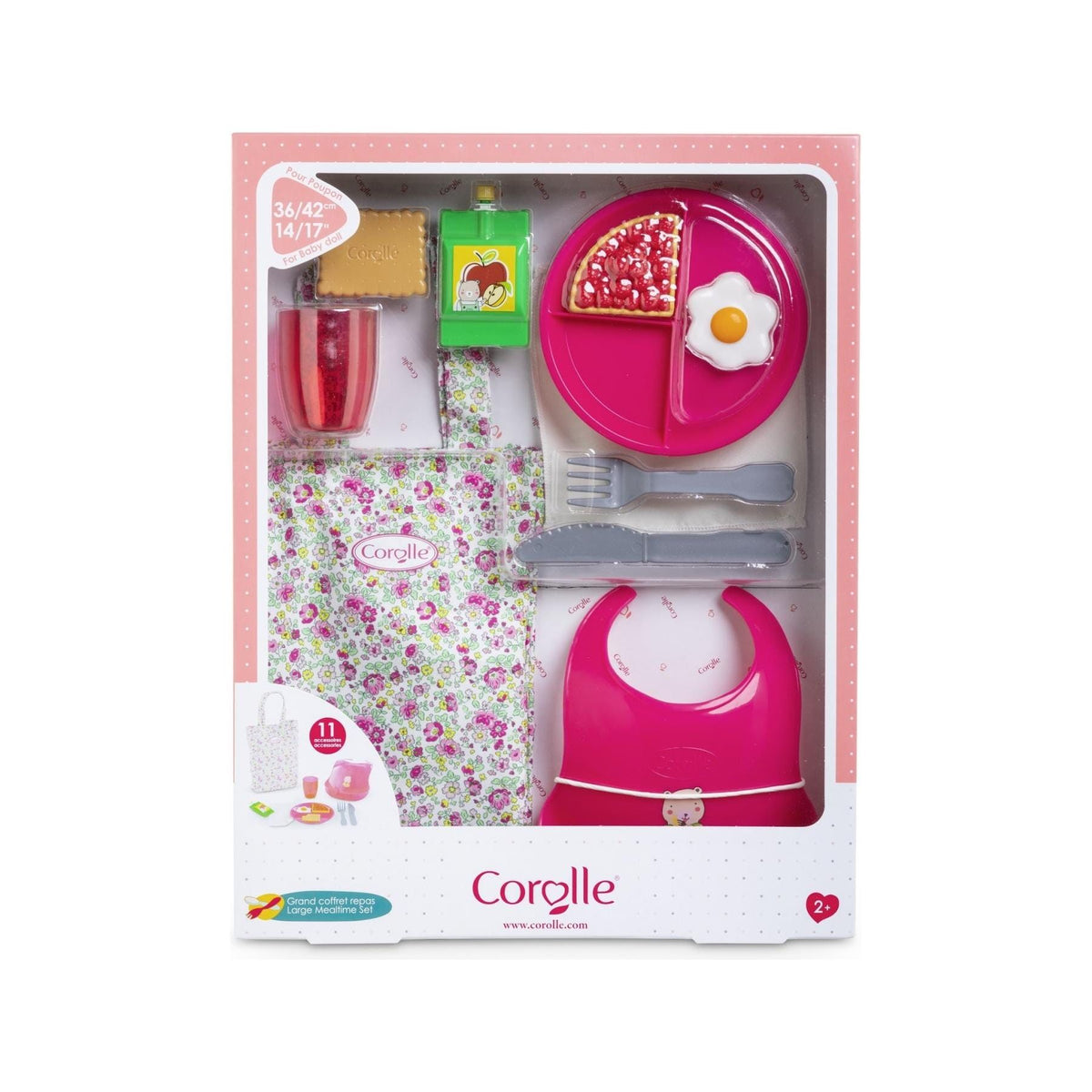 Corolle Large Mealtime Set for 14" and 17" Dolls
