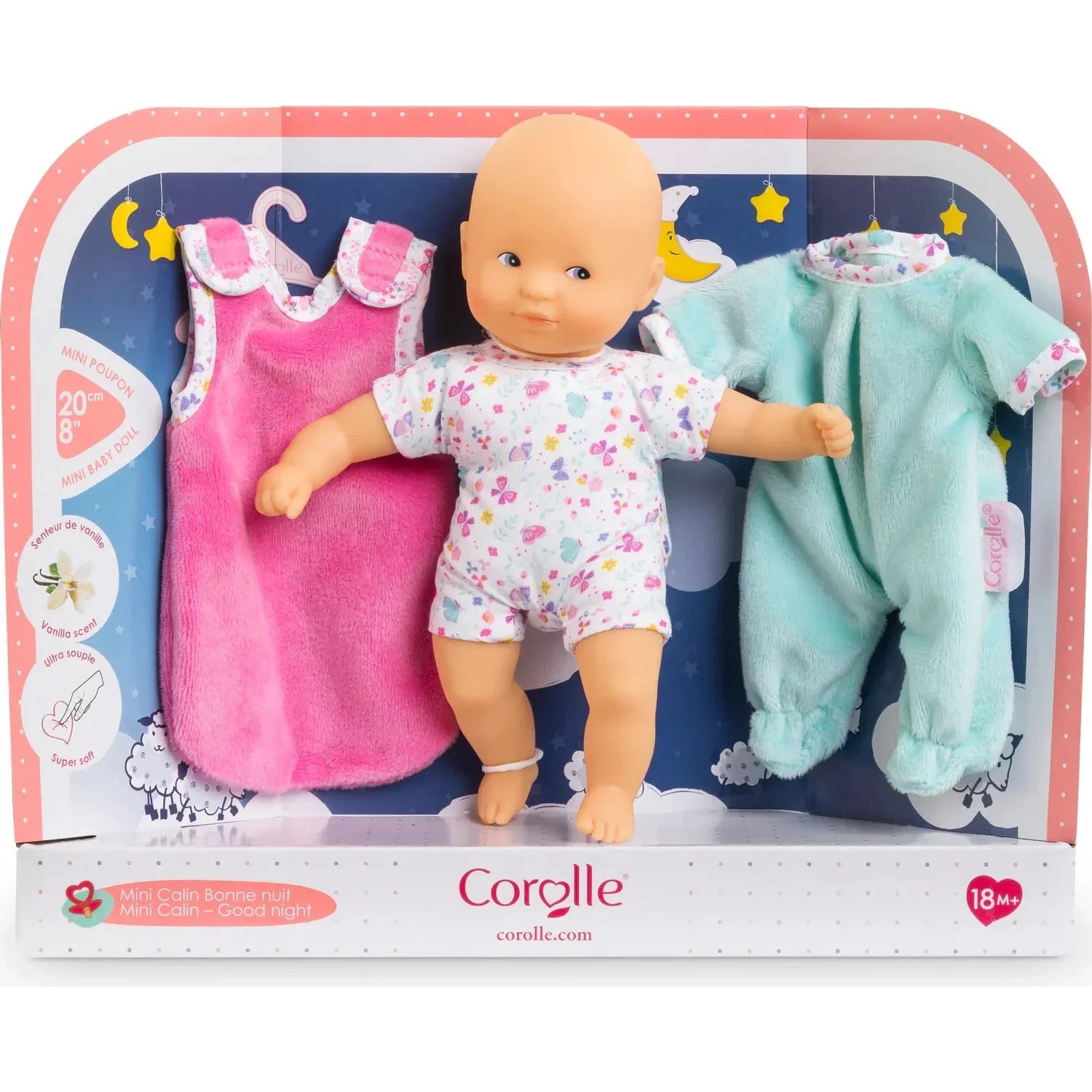 Corolle Mini Calin Good Night-- Butterflies