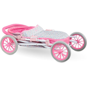 Corolle Pink Floral Pram - 14"-20"