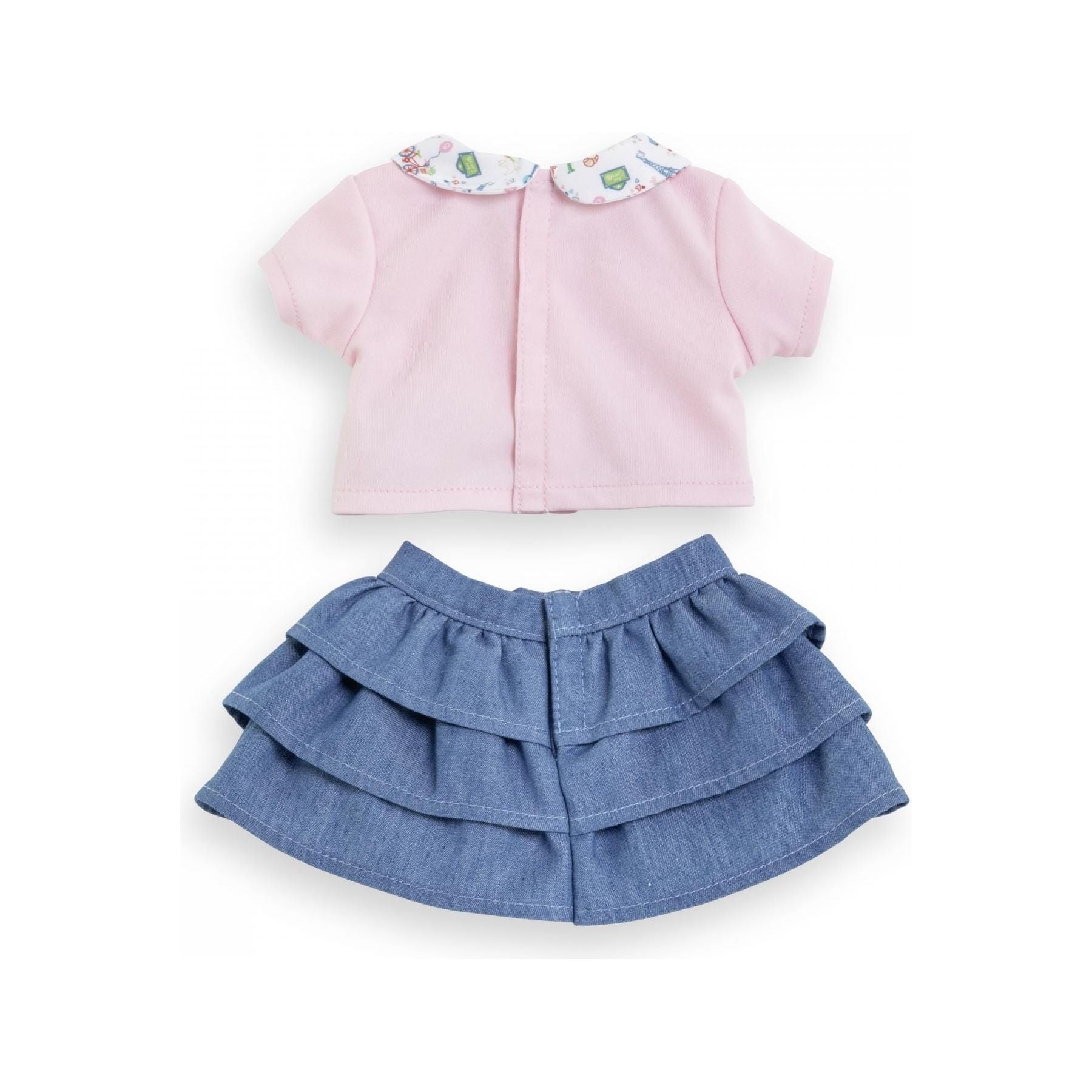 Corolle T-Shirt and Ruffled Skirt for 14" Doll