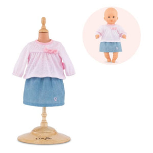 Corolle Top and Skirt for 12" Doll