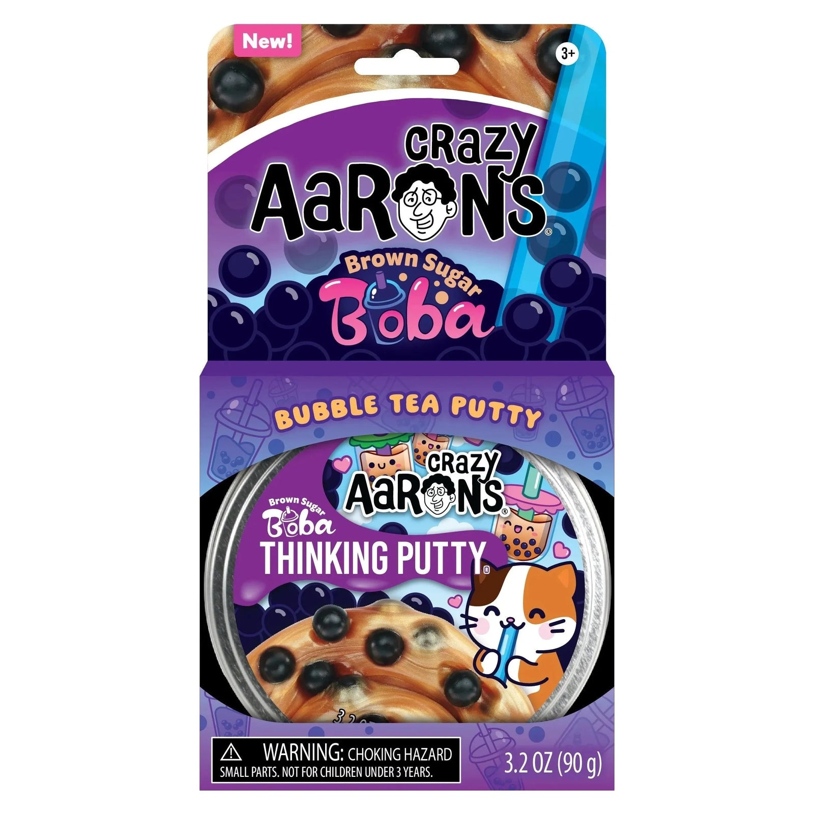 Crazy Aaron's Brown Sugar Boba Thinking Putty