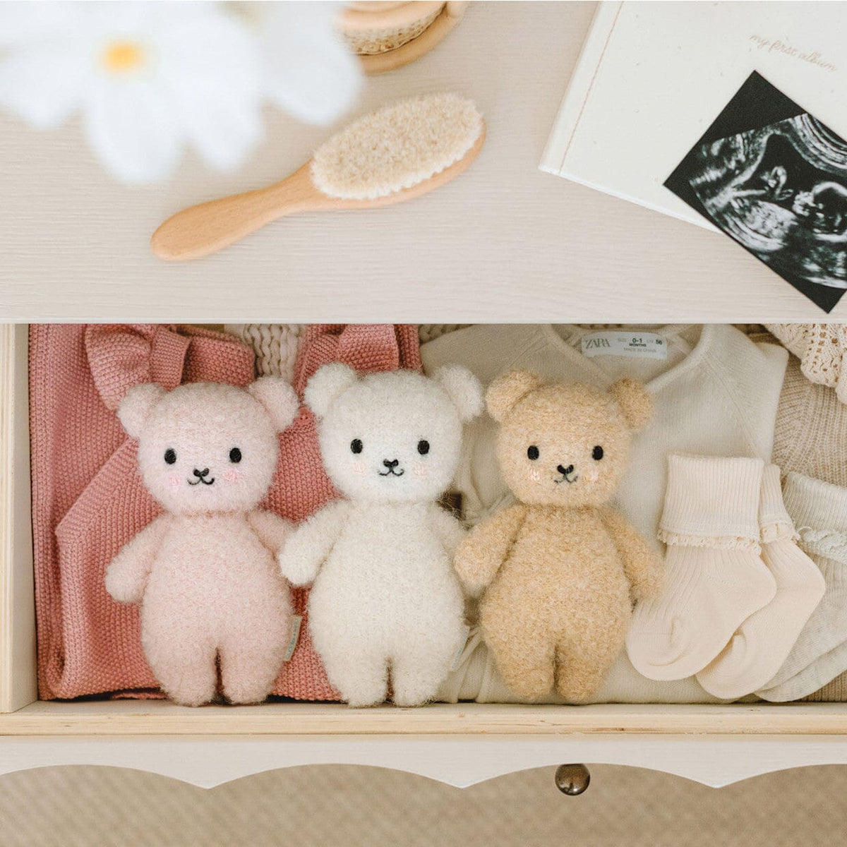 cuddle+kind Baby Boucle Bear (Honey)