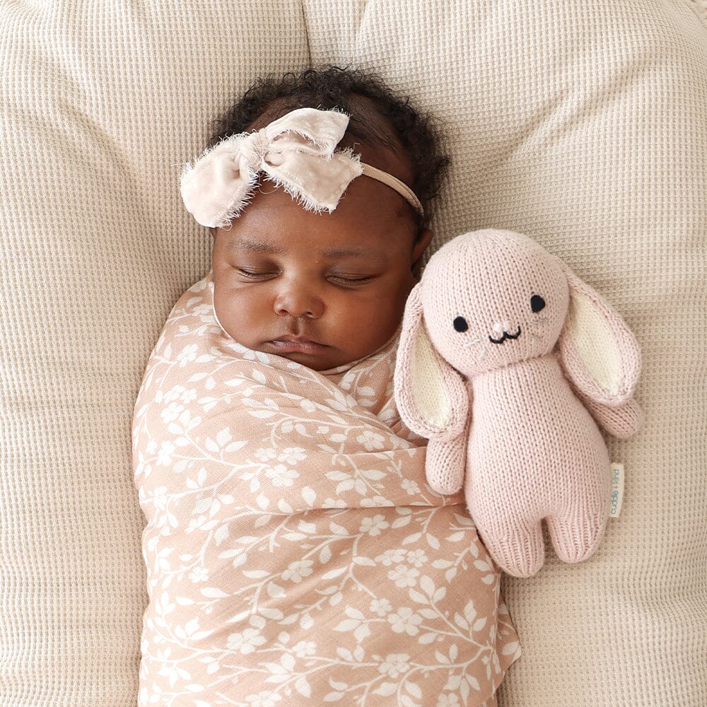 cuddle+kind Baby Bunny in Rose