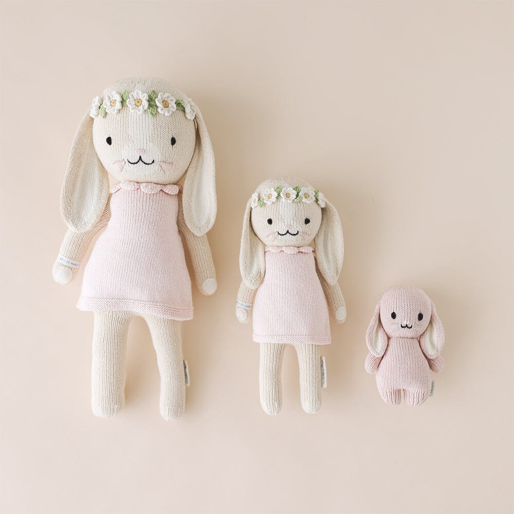 cuddle+kind Baby Bunny in Rose