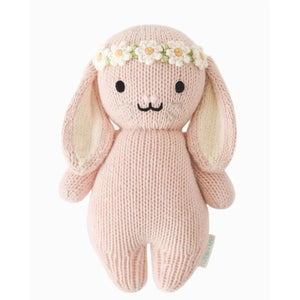 cuddle+kind Baby Bunny in Rose with Ivory Floral