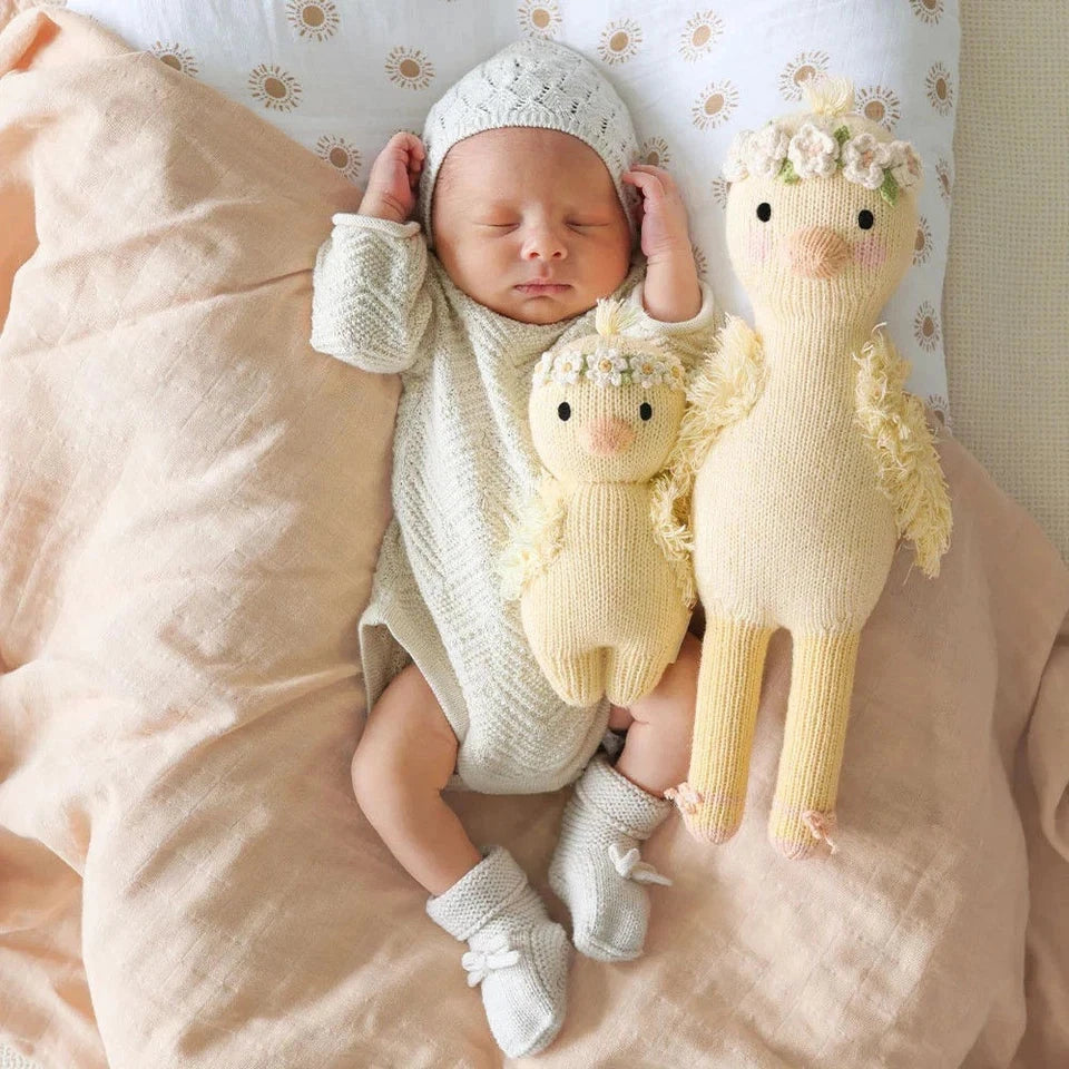 cuddle+kind Baby Duckling (Ivory Floral)