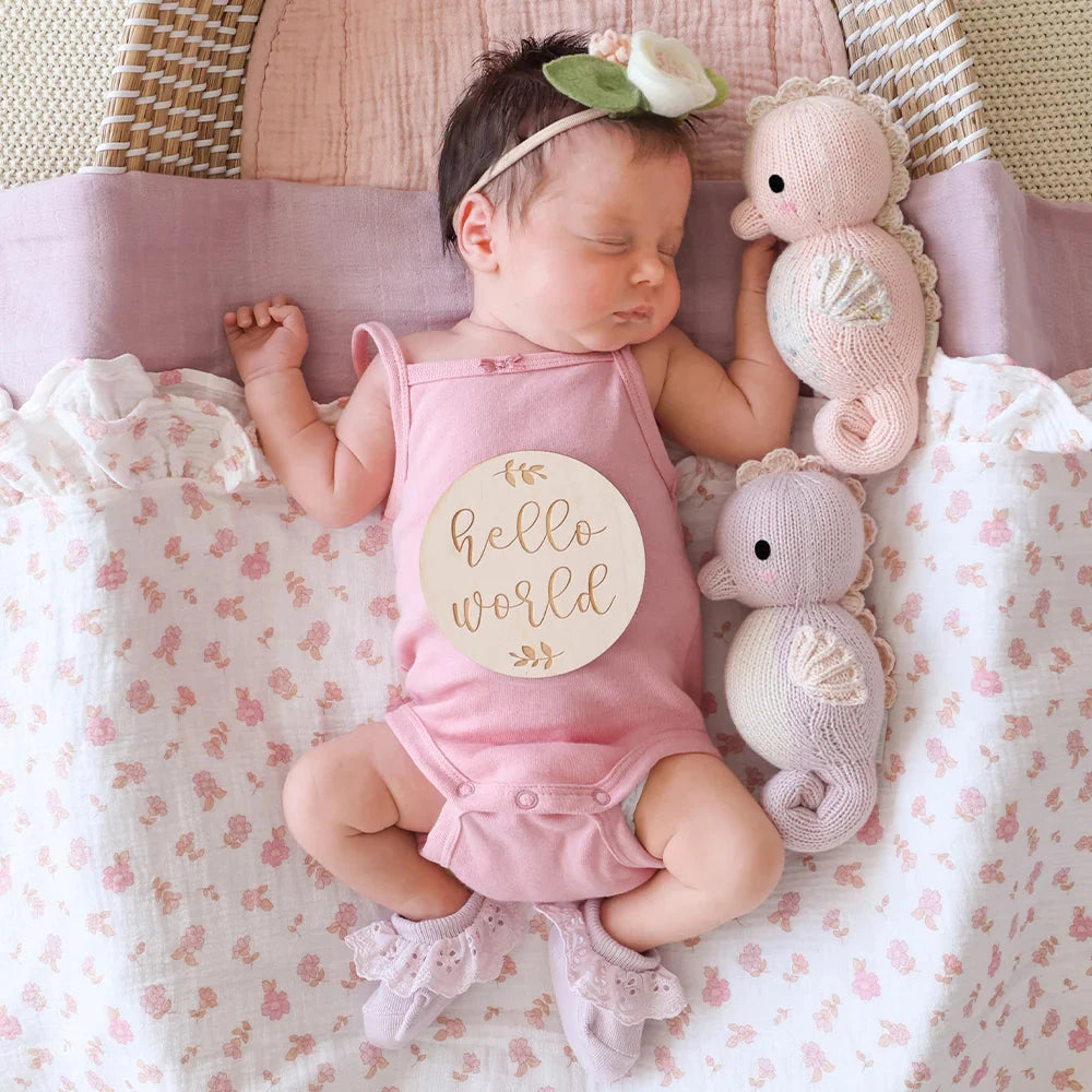 cuddle+kind Baby Seahorse (Powder Pink)