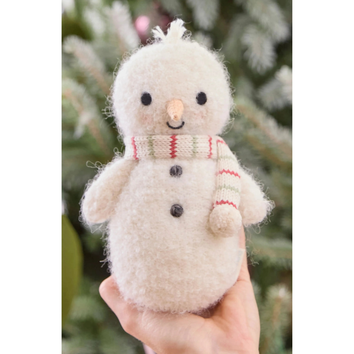 cuddle+kind Baby Snowman (peppermint stripe)