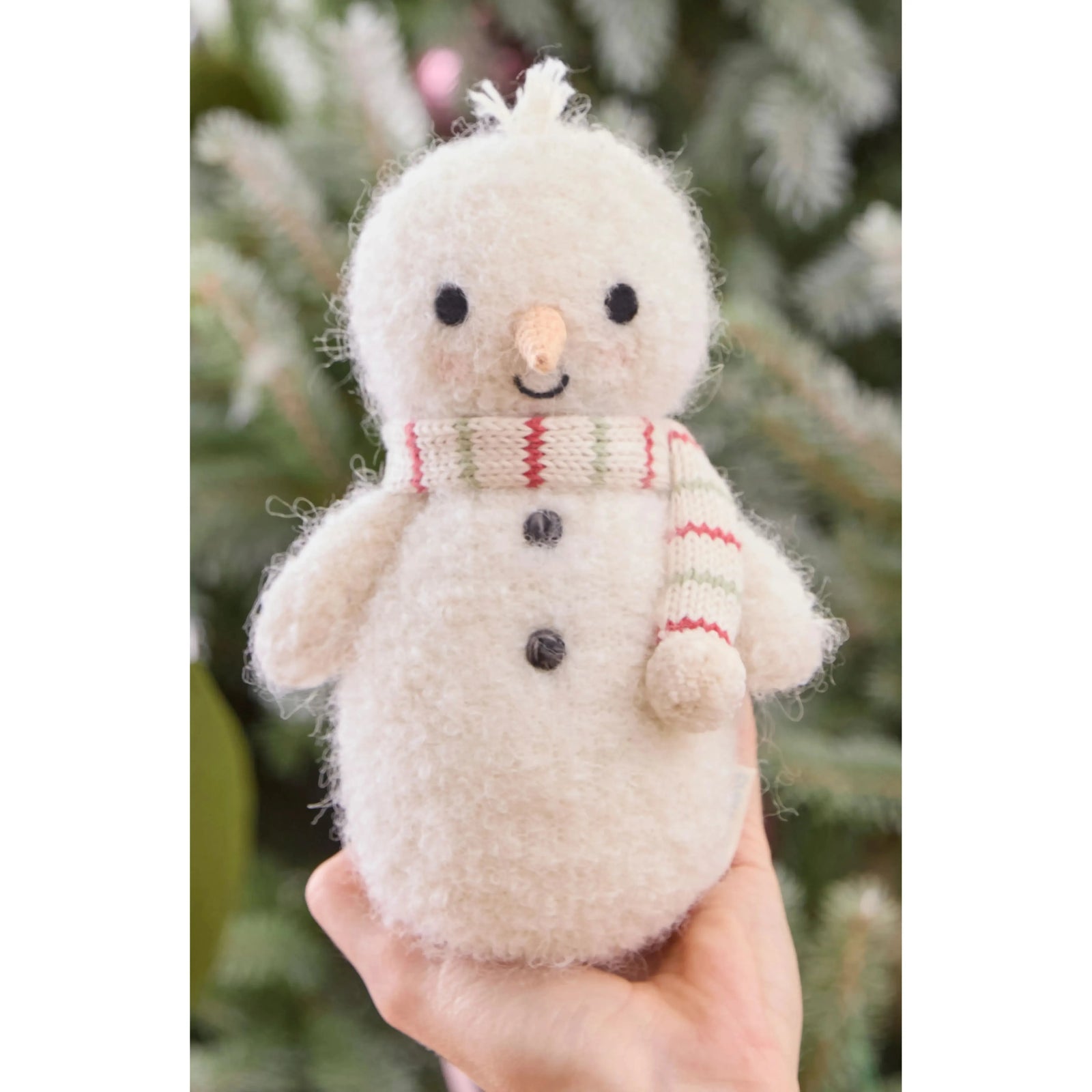 cuddle+kind Baby Snowman (peppermint stripe)