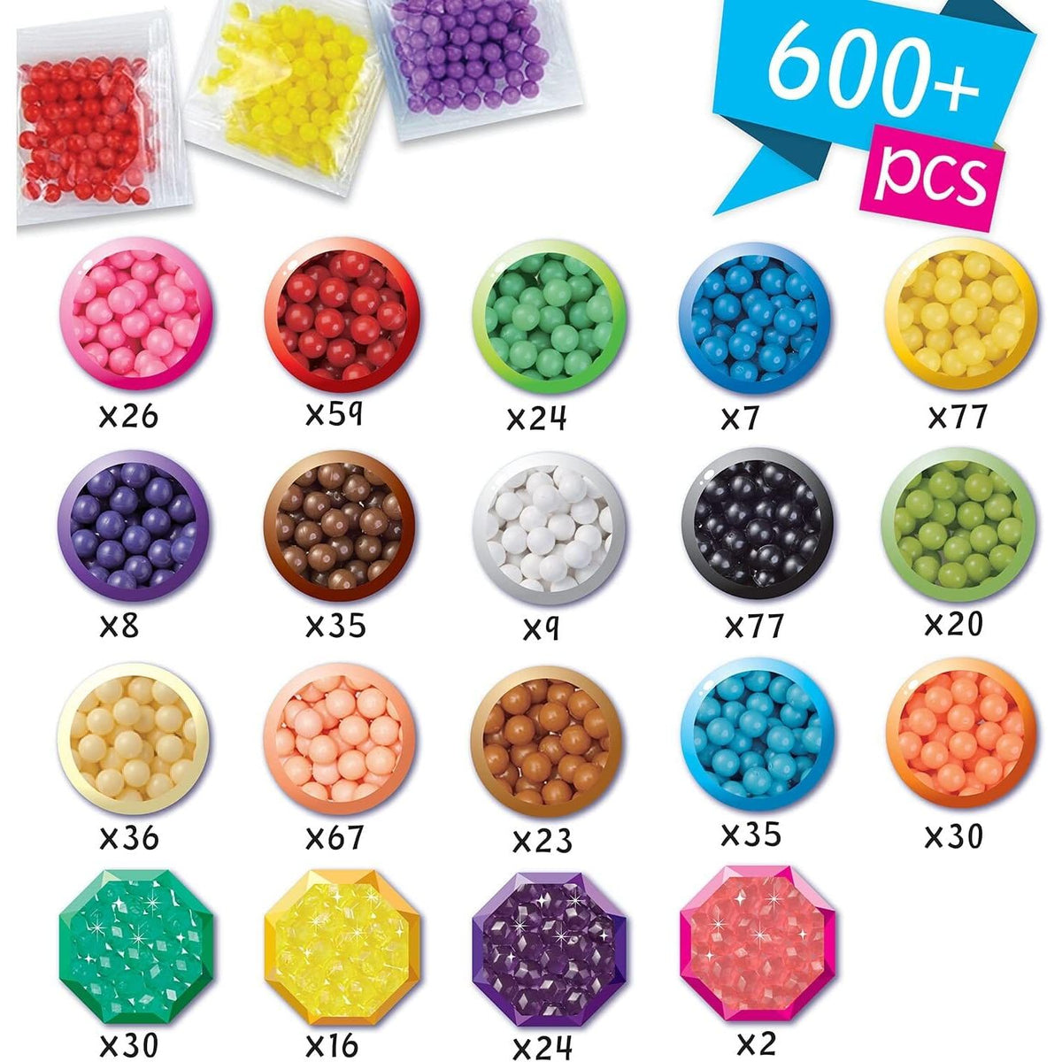 Disney Princess Character Set by Aquabeads