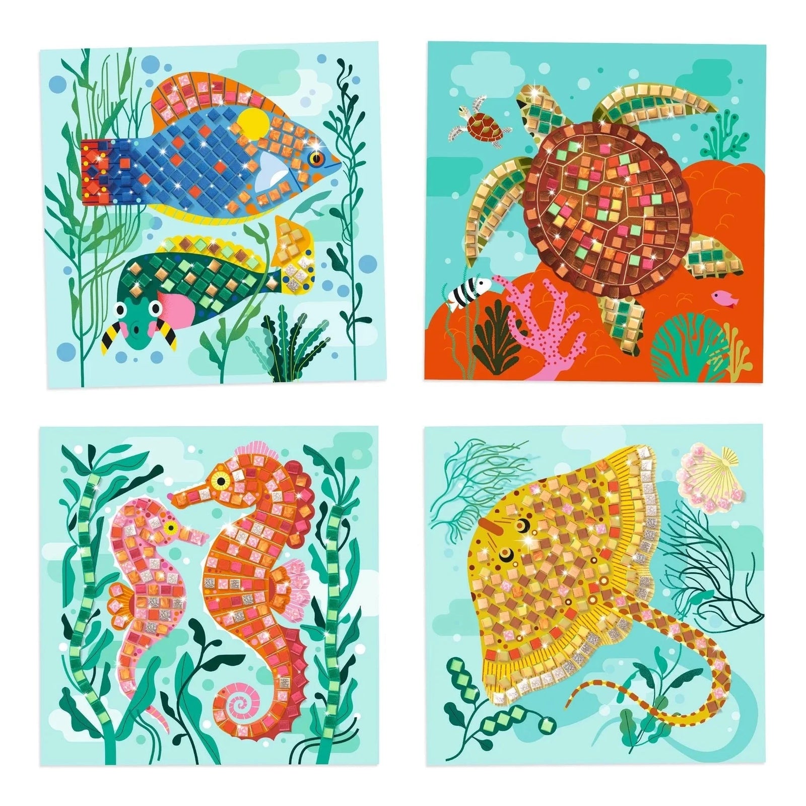 Djeco Caribbean Sticker Mosaic