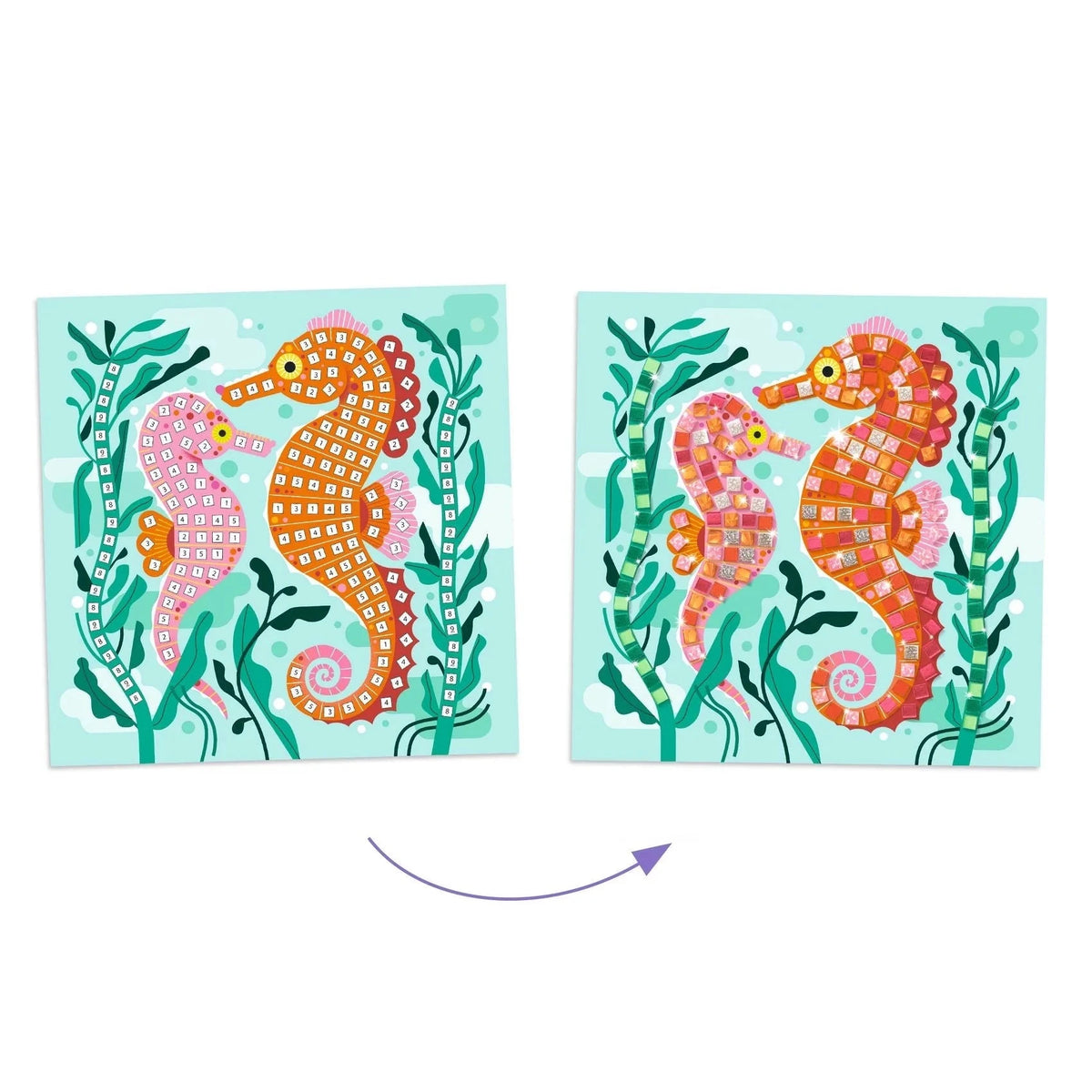 Djeco Caribbean Sticker Mosaic