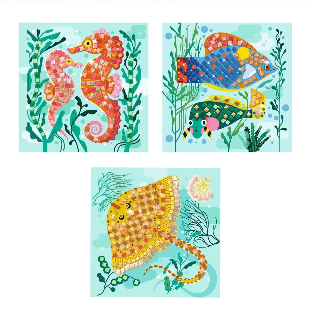 Djeco Caribbean Sticker Mosaic