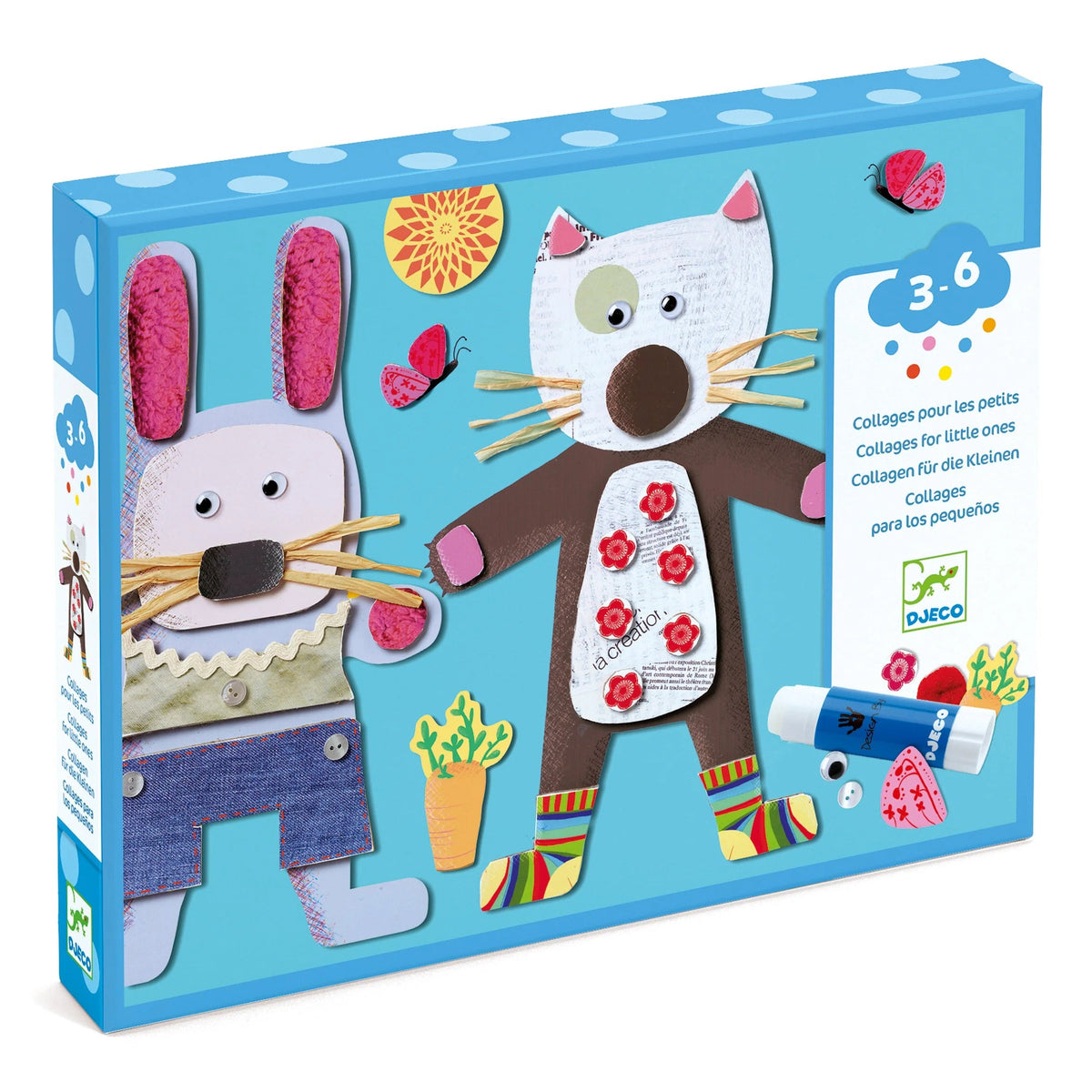 Djeco Collages for Little Ones Craft Kit