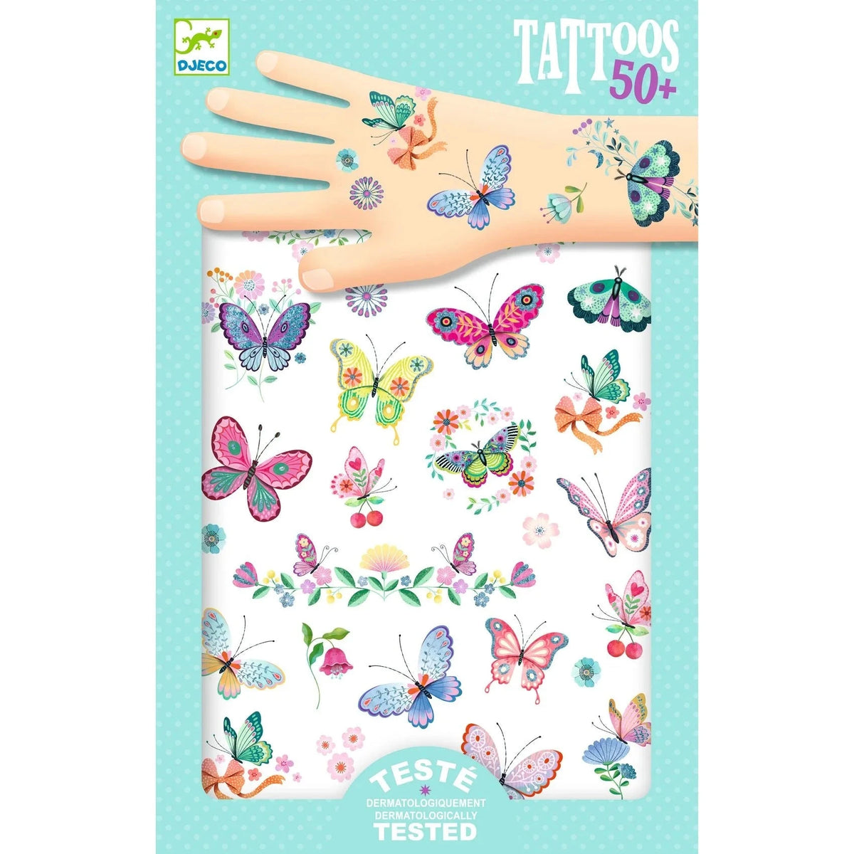 Djeco- Dream Butterflies Temporary Tattoos