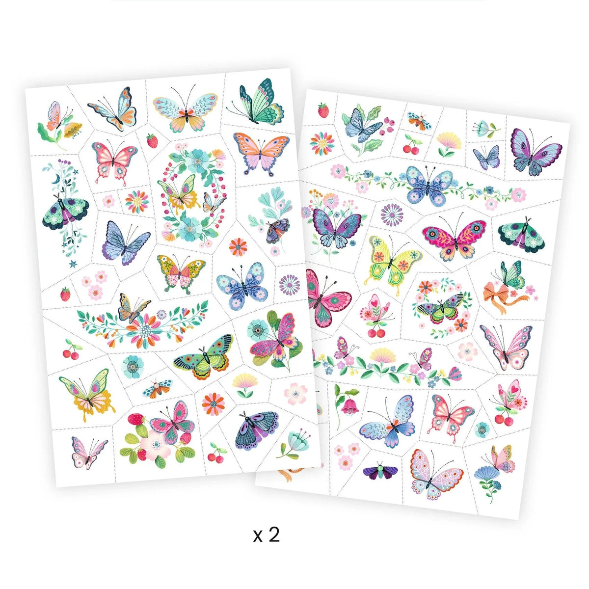 Djeco- Dream Butterflies Temporary Tattoos