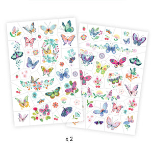 Djeco- Dream Butterflies Temporary Tattoos
