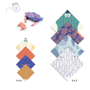 Djeco Origami Paper Craft Kit -- Family