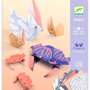 Djeco Origami Paper Craft Kit -- Family