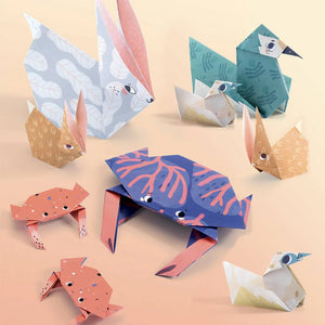 Djeco Origami Paper Craft Kit -- Family