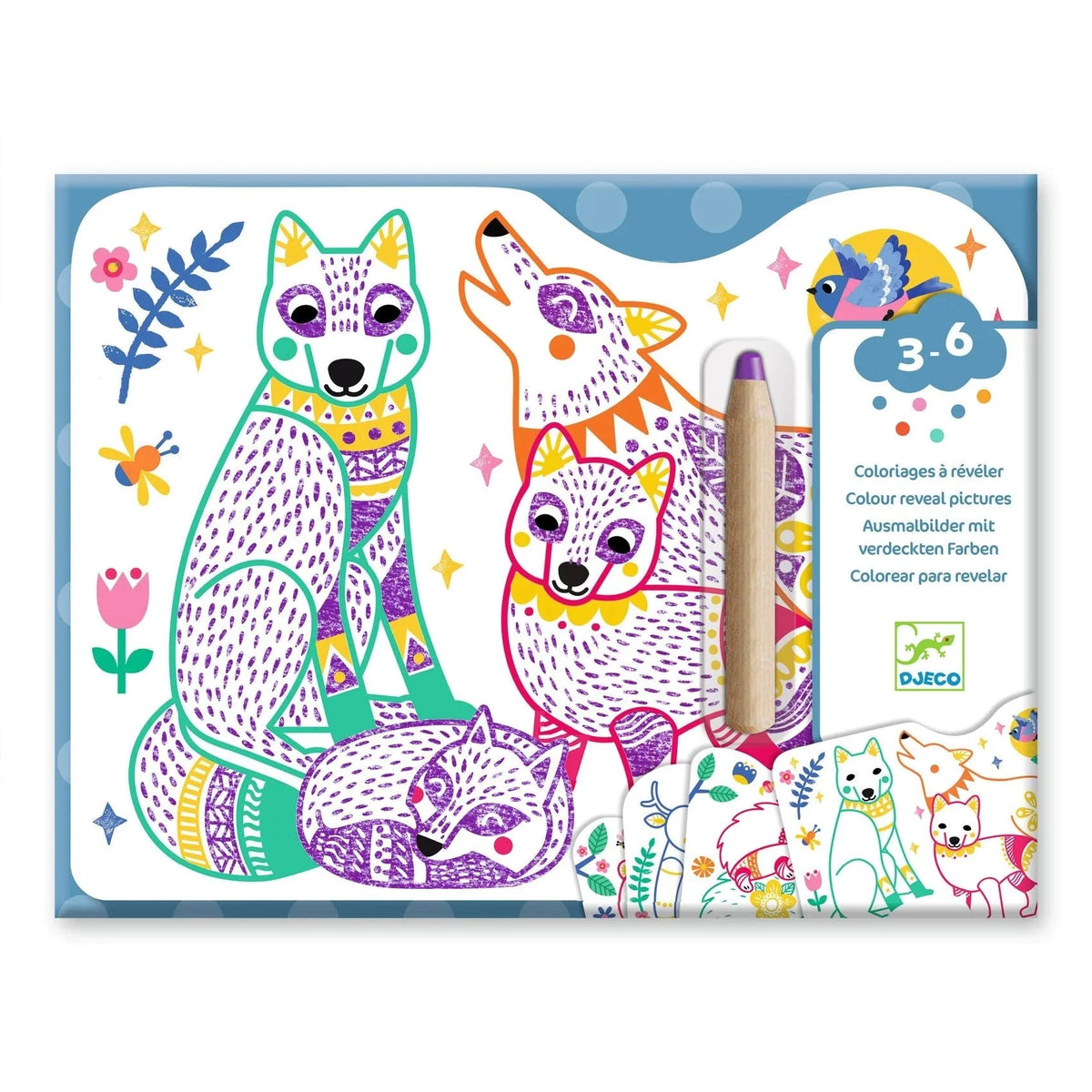 Djeco Forest Families Coloring