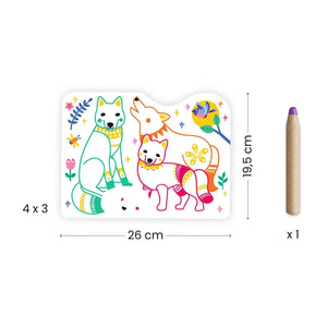 Djeco Forest Families Coloring