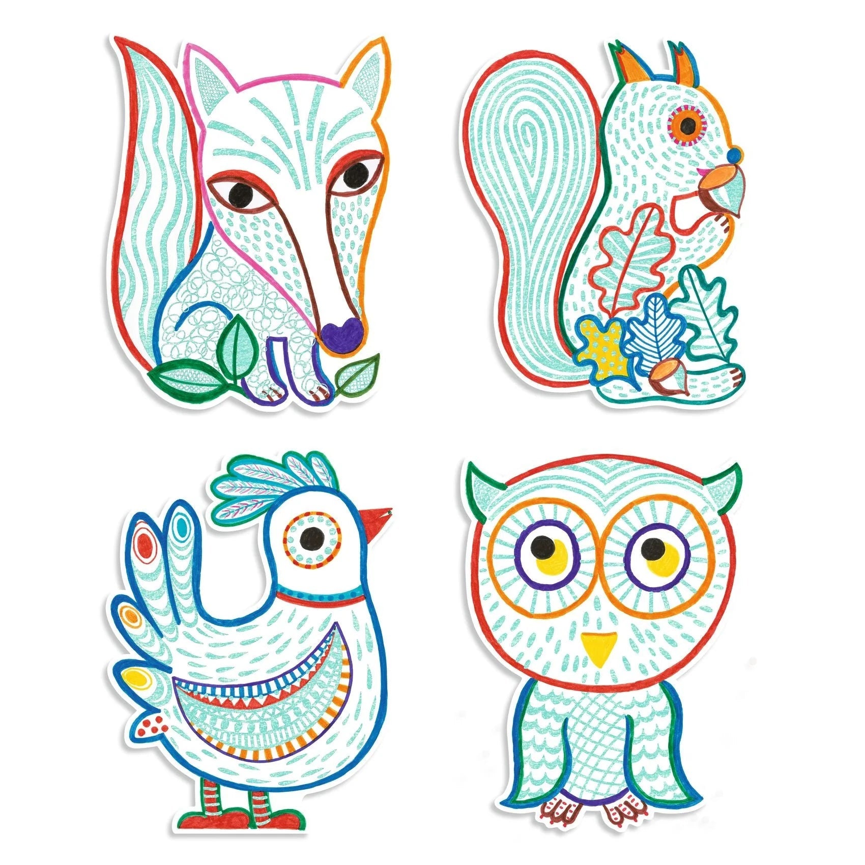 Djeco Forest Friends Coloring