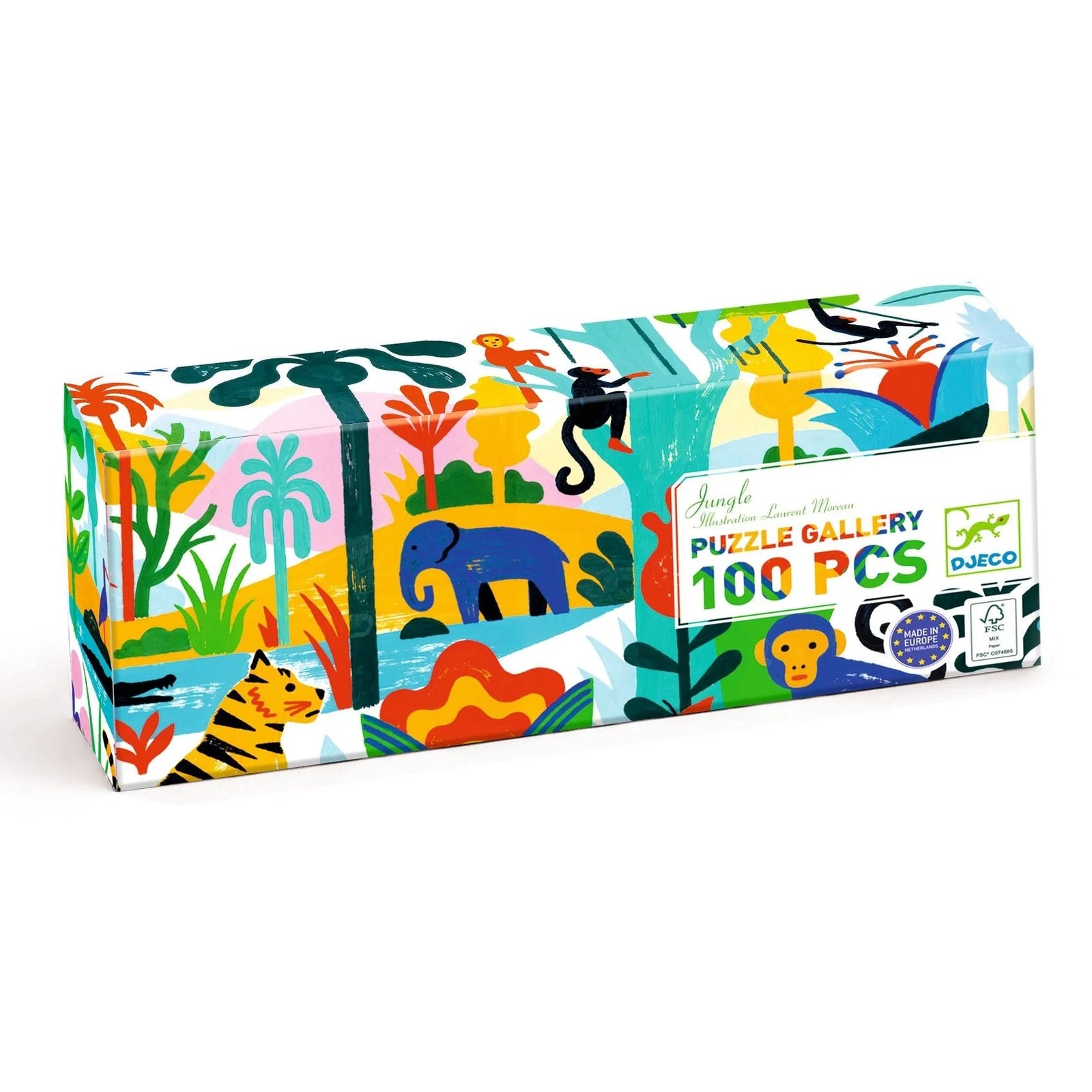 Djeco Gallery Puzzle-- Jungle, 100 Pieces