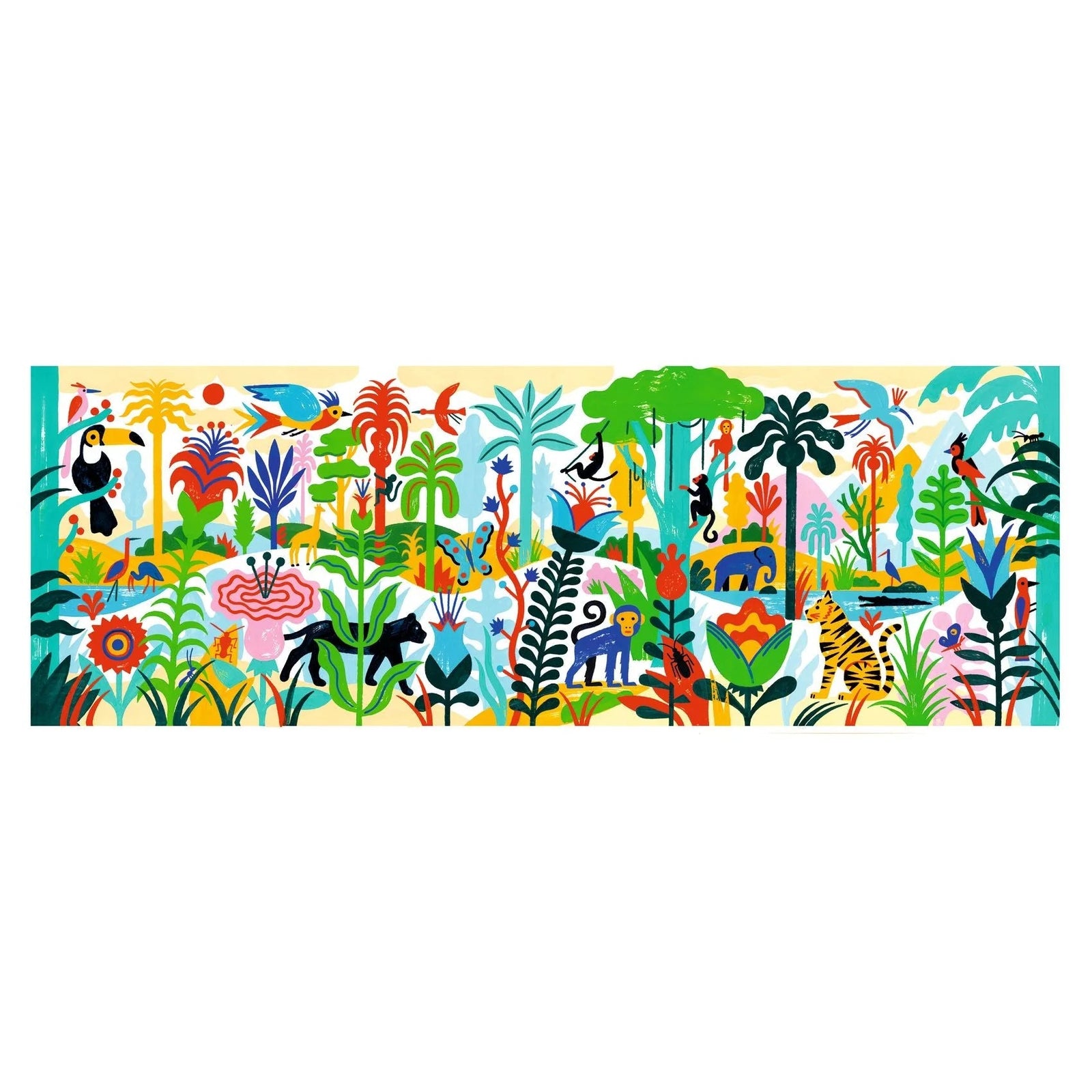 Djeco Gallery Puzzle-- Jungle, 100 Pieces
