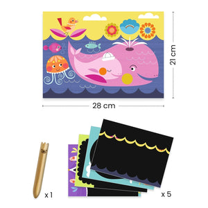 Djeco It Is Fun To Discover Scratch Cards Activity