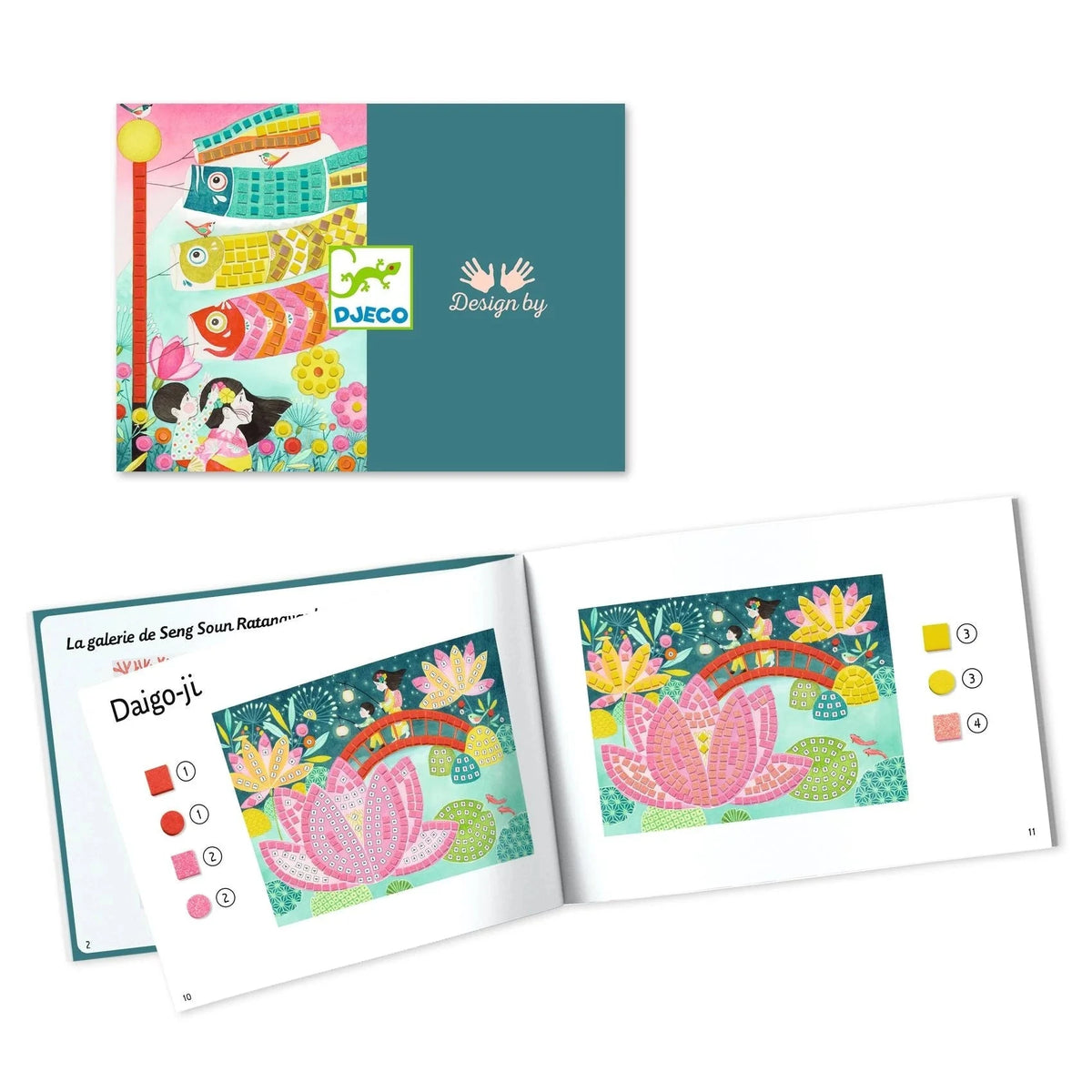 Djeco Kyoto Sticker Mosaic