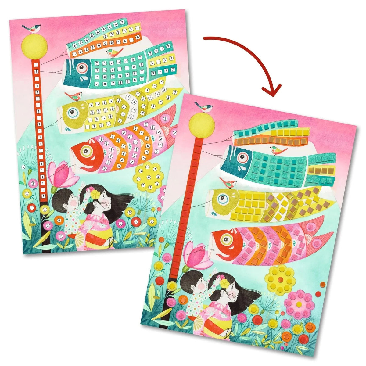 Djeco Kyoto Sticker Mosaic