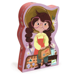 Djeco Mia's Journey Silhouette Puzzle-- 36 Pieces