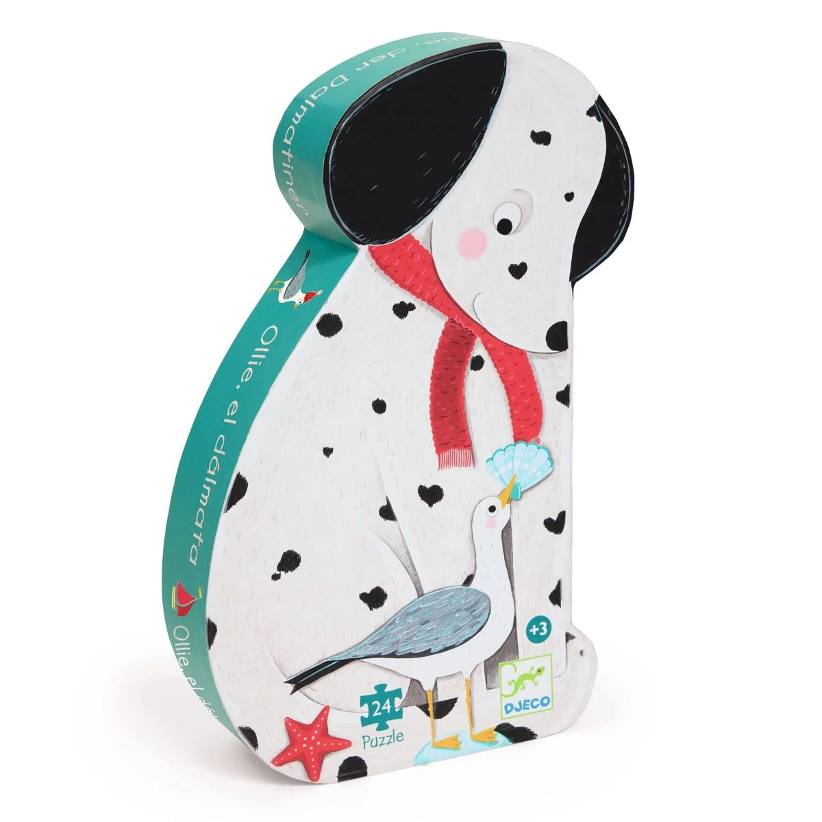 Djeco Ollie the Dalmatian Silhouette Puzzle-- 24 Pieces