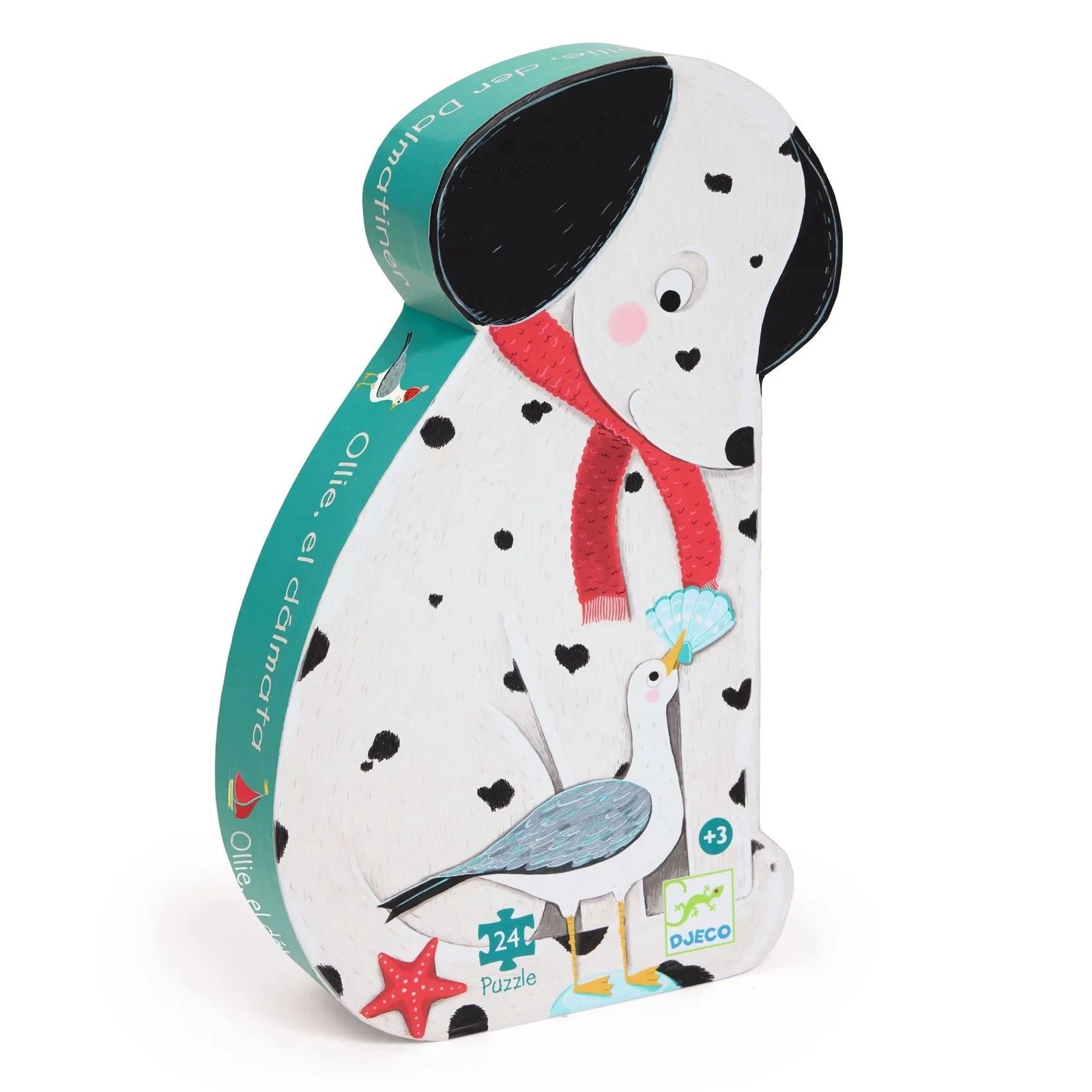 Djeco Ollie the Dalmatian Silhouette Puzzle-- 24 Pieces