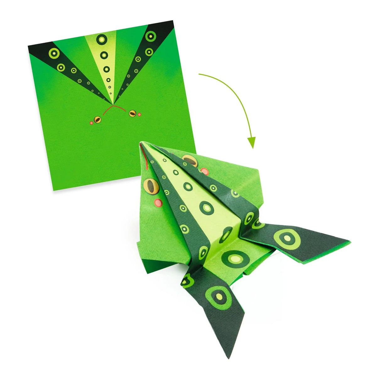 Djeco Origami Paper Craft Kit- Jumping Animals
