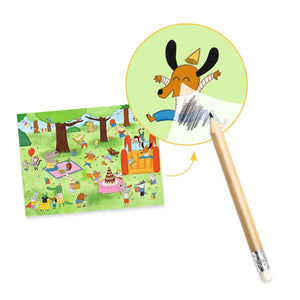 Djeco Party Time Rub-on Transfers