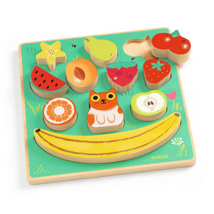 Djeco Wooden Puzzle -- Happy Puzz and Boom