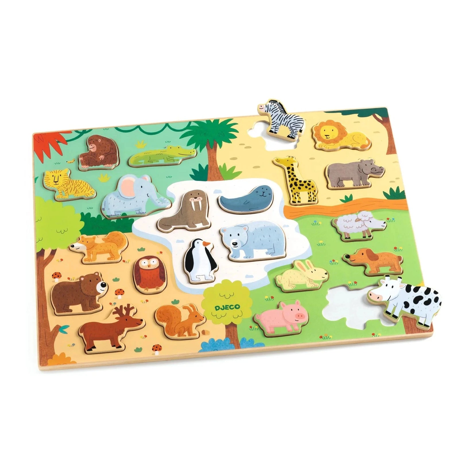 Djeco Puzzlo Animo Wooden Puzzle