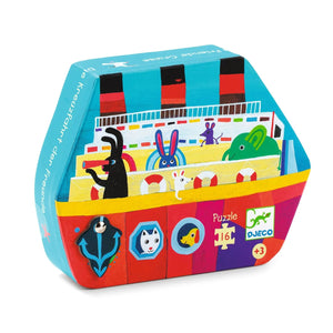 Djeco Mini Silhouette -- Cruise, 16 Pieces