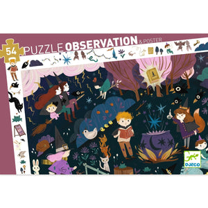 Djeco Observation Puzzle -- Sorcerers' Apprentices, 54 pieces
